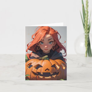 Halloween Anime A Card