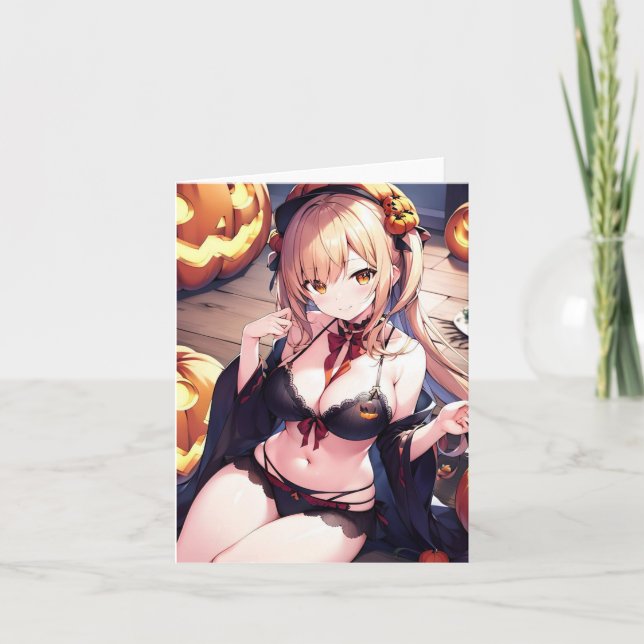 Halloween Anime E Card (Front)
