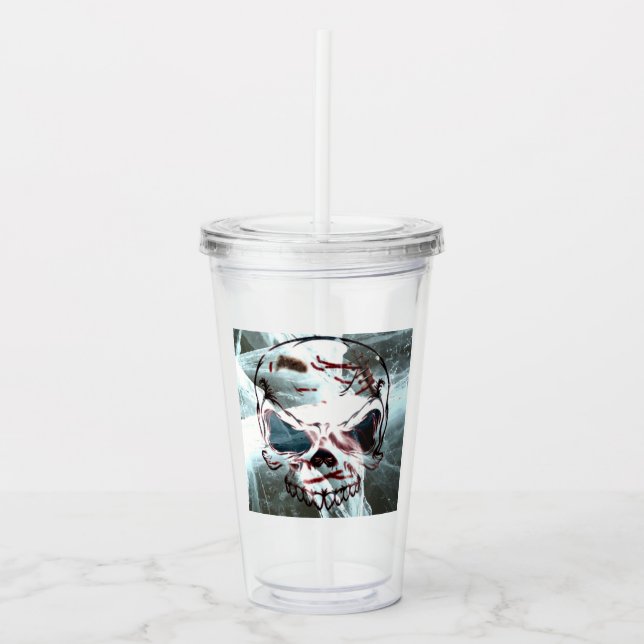 Halloween Antics  Acrylic Tumbler (Front)