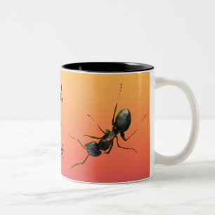 Halloween Ants Two-Tone Coffee Mug
