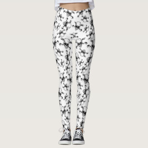 Halloween Apparel –Skull and Crossbones Spooky Leggings
