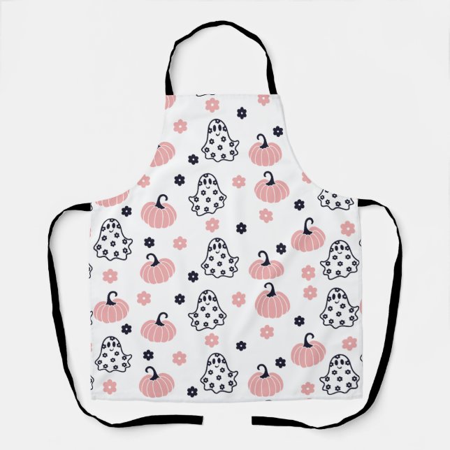 Halloween Apron, Halloween kitchen apron (Front)