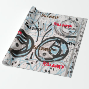 Halloween Art Collection Wrapping Paper