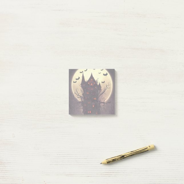 Halloween Art Decoration Post-it Notes (On Desk)