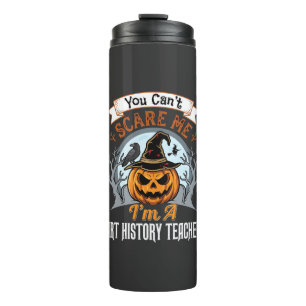 Halloween Art History Teacher Pumpkin Design Thermal Tumbler