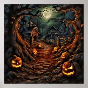 Halloween Art Poster