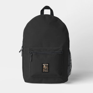 Halloween Artist Witch Magic Printed Backpack