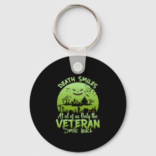 Halloween At Al Of Us Only The Veteran Smile Back Key Ring