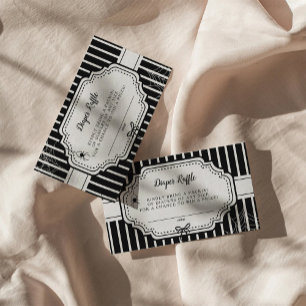 Halloween Autumn Gothic Spooky Diaper Raffle Enclosure Card