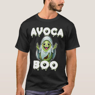 Halloween Avocado Pun Ghost Costume Funny Veggie A T-Shirt