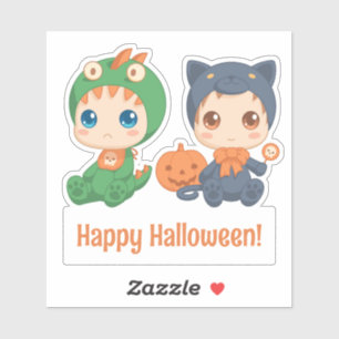 Halloween Babies Black Cat Dragon Custom Text