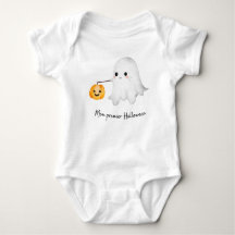 Halloween baby body - cute ghost