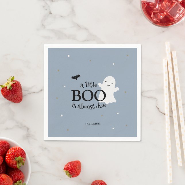 Halloween Baby Boy Shower Napkin (Insitu)