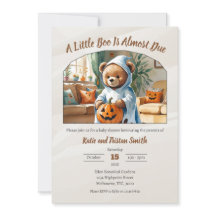 Halloween Baby Shower - A Little Boo Is Almost Due
