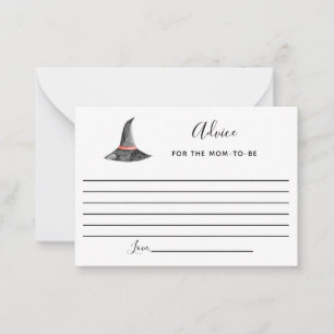 Halloween Baby Shower Advice Witch's Hat cute fall