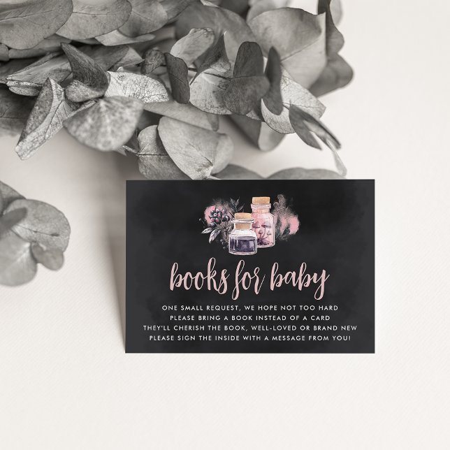 Halloween Baby Shower Book Request Enclosure Card (Creator Uploaded)