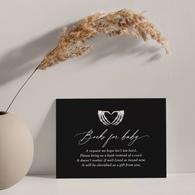 Halloween Baby Shower Books For Baby Enclosure Card (Creator Uploaded)