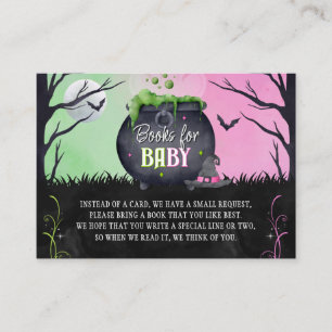 Halloween Baby Shower Books for Baby Fall Enclosure Card