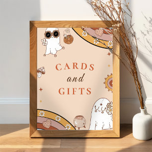 Halloween Baby Shower Cards & Gifts Sign