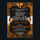 Halloween Baby Shower Costume Party Invitation<br><div class="desc">Personalised Halloween Baby Shower Invitation that is editable to your liking.</div>