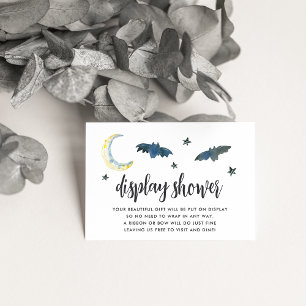 Halloween Baby Shower Display Shower Enclosure Card