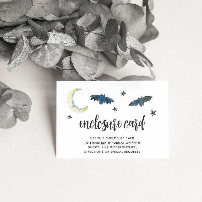 Halloween Baby Shower Enclosure Card (Creator Uploaded)