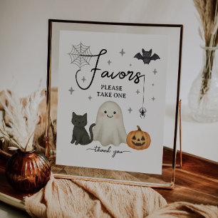 Halloween Baby Shower Favors Budget Flyer