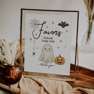 Halloween Baby Shower Favors Budget Flyer