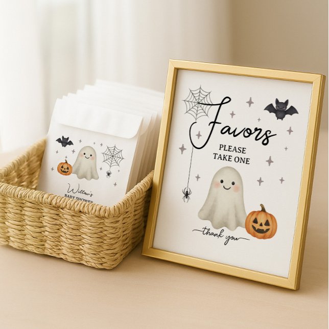 Halloween Baby Shower Favour Bag (Creator Uploaded)