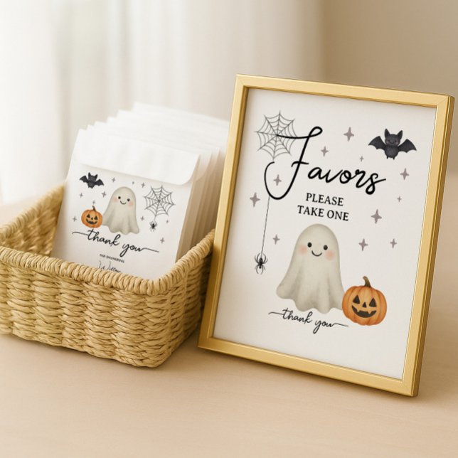 Halloween Baby Shower Favour Bag (Creator Uploaded)