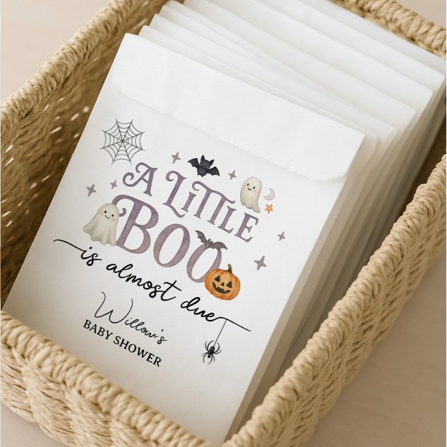 Halloween Baby Shower Favour Bag (Creator Uploaded)