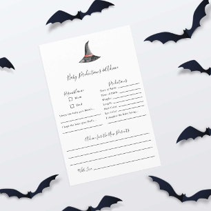 Halloween Baby Shower Game Witch Prediction Advice