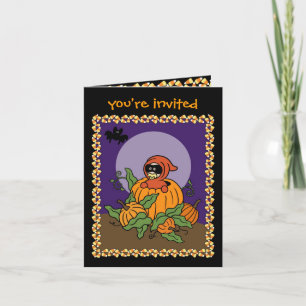 Halloween baby Shower Invitation