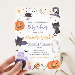 Halloween Baby Shower Invitation