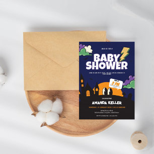 Halloween Baby Shower Invitation