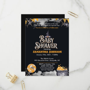 Halloween Baby Shower Invitation