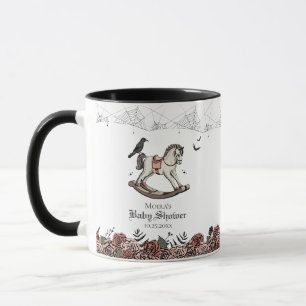 Halloween Baby Shower Spooky Rocking Horse Mug
