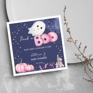 Halloween baby shower tableware cute peek a boo napkin