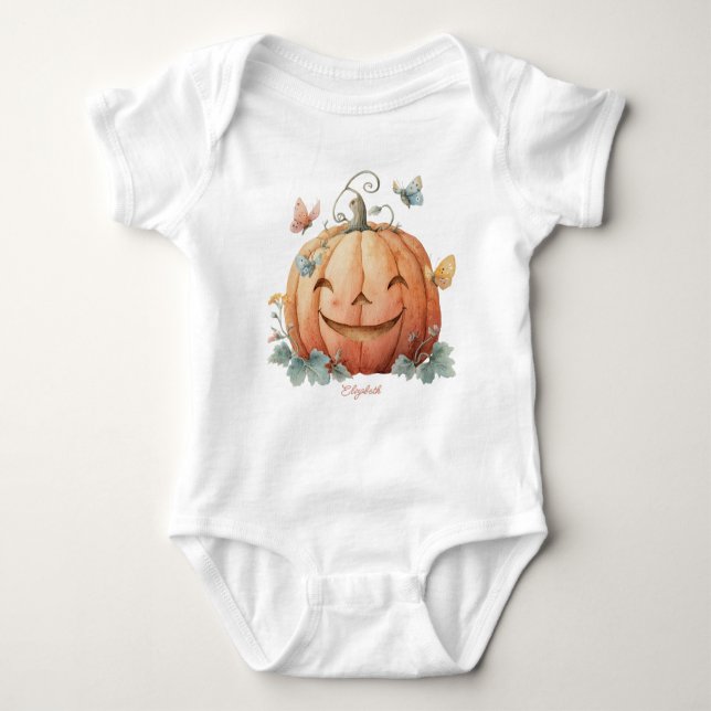 Halloween Baby T-Shirt Baby Bodysuit (Front)