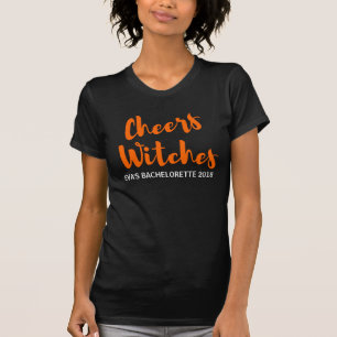 Halloween Bachelorette Party Tshirt-Cheers Witches T-Shirt