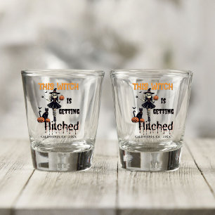 Halloween Bachelorette This Witch is Getting Hitch Shot Glass