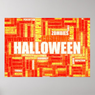 Halloween Background as a Marketing Advertisement Poster