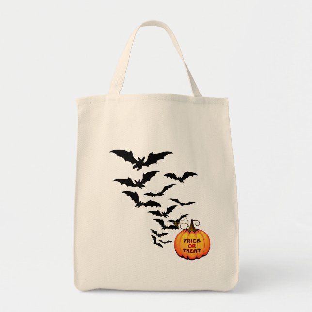 Halloween Bag-Bats Tote Bag (Front)