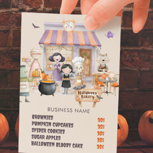 Halloween Bake Sale Bakery Pastry October Flyer