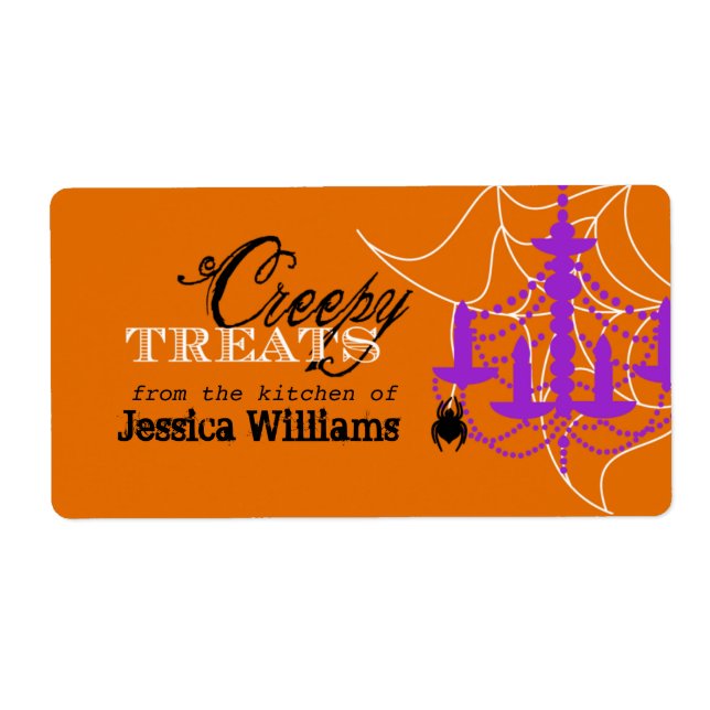 Halloween Baking Labels (Front)