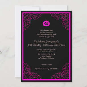 Halloween Ball Costume Party Invitation