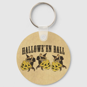 Halloween Ball Dancers Key Ring