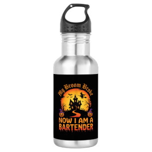 Halloween Bartender Haunted House Witch Pumpkin De 532 Ml Water Bottle