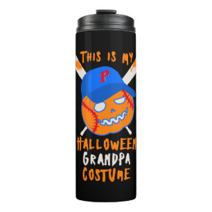 Halloween Baseball Grandpa for Grandfather Grandpa Thermal Tumbler