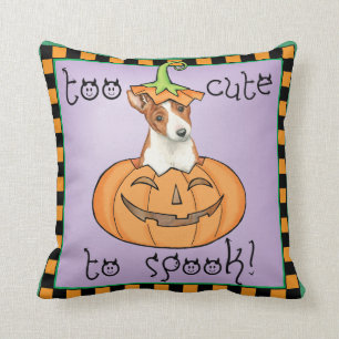 Halloween Basenji Cushion